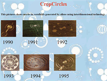 Tablet Screenshot of cropcircles.galactic2.net